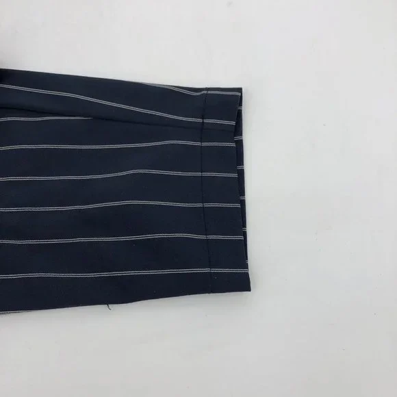 Athleta Blue Striped Wide Leg Pants | Casual to Special Event - Picture 2 of 6